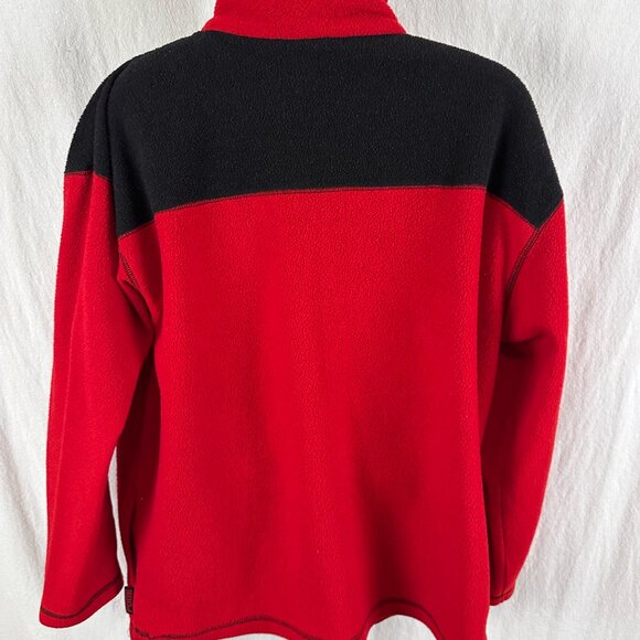 Vintage Winnie the Pooh 1/4 Zip Fleece Pullover Sweatshirt Jacket Adult Medium - Picture 6 of 7